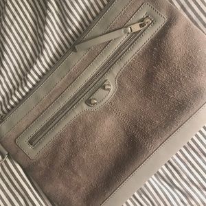 BALENCIAGA LIMITED EDITION SUEDE LEATHER CLUTCH